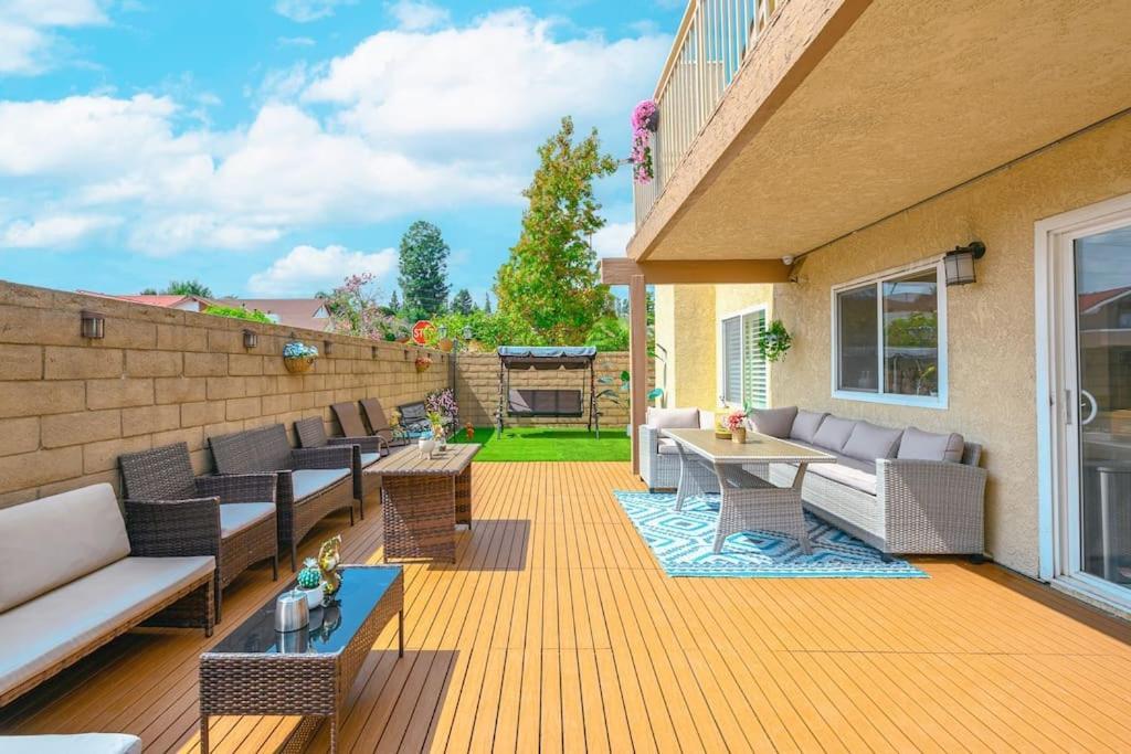 La Sunny House Beautiful Yard 7 Rooms 4 Bathrooms Near Disneyland & Hollywood & Downtown Hacienda Heights Kültér fotó